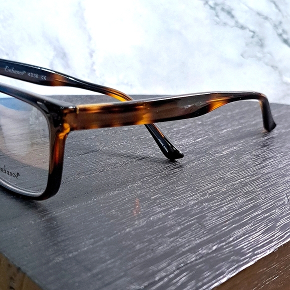 NEW Rx'able Eyeglass Frame, men's large/big/oversized glasses, brown 60-19-150 - Picture 4 of 6